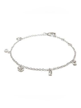 Coach Charm Bracelet Silver Dainty
